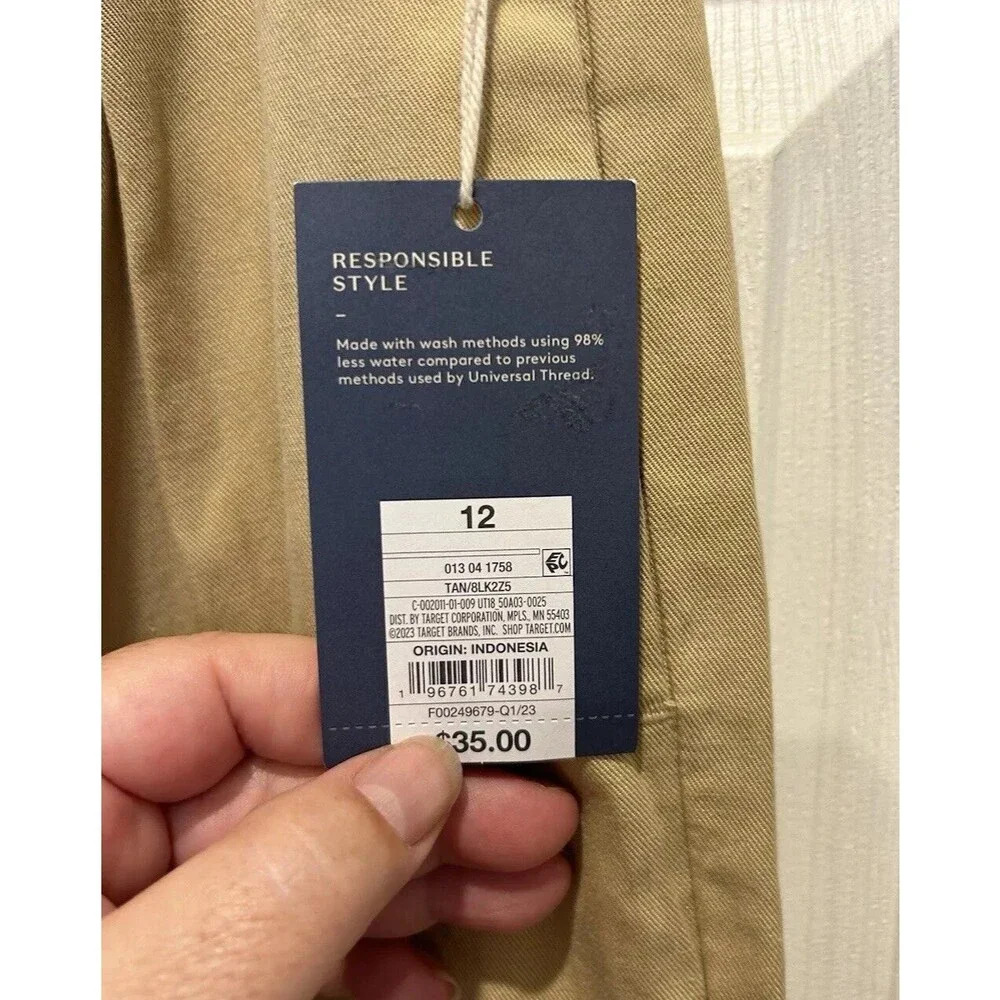 Universal Thread Lyocell High-Rise Loose Fit Plea… - image 6